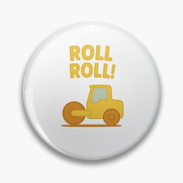 Item preview, Cute Cartoon Steamroller with "Roll Roll" Text designed and sold by wellyans.