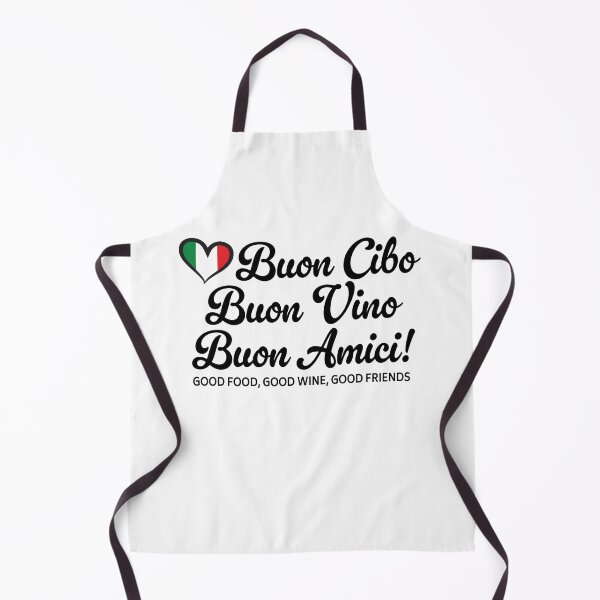Item preview, Italian Good Food, Good Wine, Good Friends designed and sold by Freshinkshop.