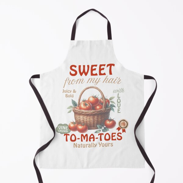 Item preview, Sweet From My Hair Tomatoes Funny Vintage Tomato Fruit designed and sold by Auchi_Verse.