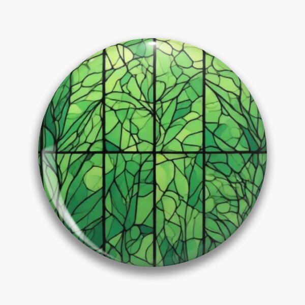 Item preview, Verdant Glow: A Stained-Glass Window of Nature designed and sold by Virtuals1.