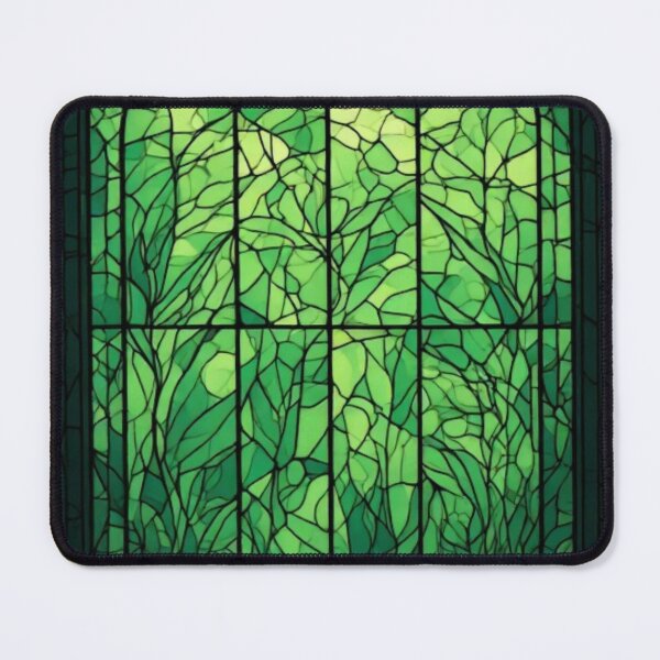 Item preview, Verdant Glow: A Stained-Glass Window of Nature designed and sold by Virtuals1.