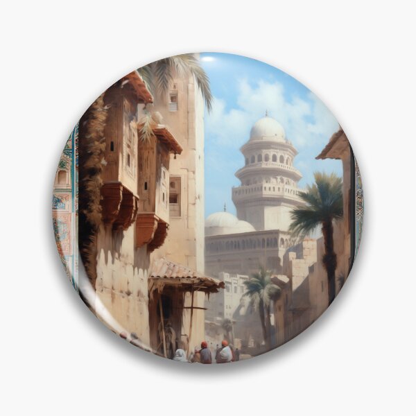 Item preview, Old Cairo Alley With Minarets designed and sold by djovan.