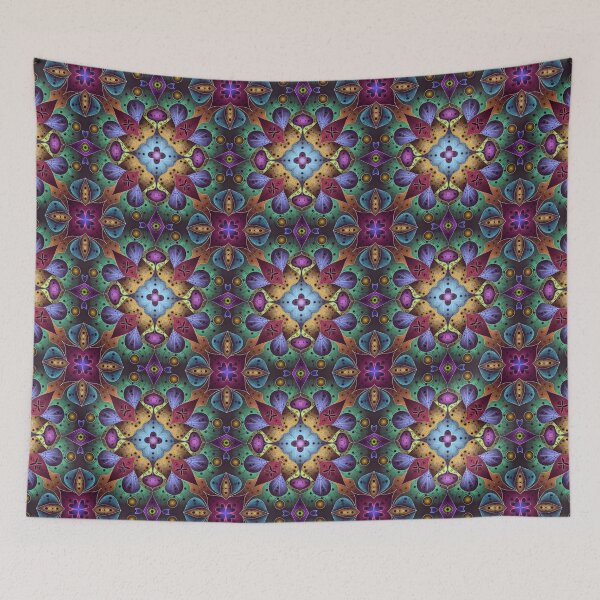 Item preview, Power of colors mandala designed and sold by AliceWonderdraw.