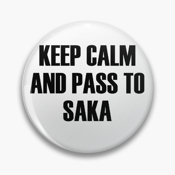Item preview, Keep calm and pass to Saka designed and sold by Charlotte Hawkins.