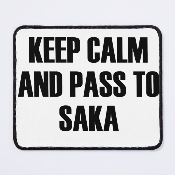 Item preview, Keep calm and pass to Saka designed and sold by Charlotte Hawkins.