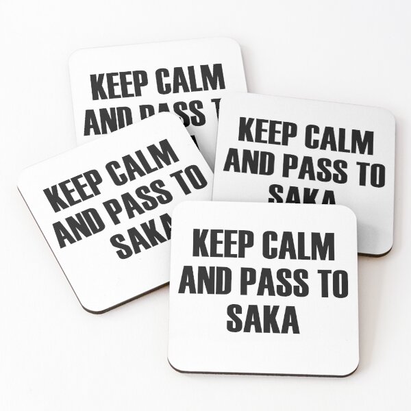 Item preview, Keep calm and pass to Saka designed and sold by Charlotte Hawkins.