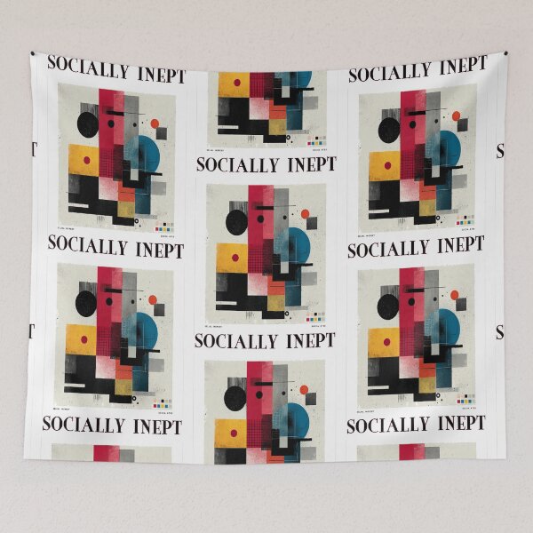 Item preview, Socially Inept – The Official Uniform for Avoiding Eye Contact designed and sold by Ignorant-Artist.