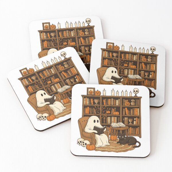 Item preview, Retro Ghost Reading Books, Librarian Ghost Halloween, Halloween Teacher, Halloween, Teacher, Boo School designed and sold by toongstudio.