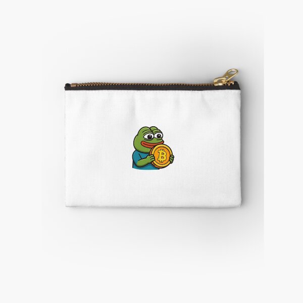 Item preview, Pepe holding Bitcoin designed and sold by RobinDoodles.