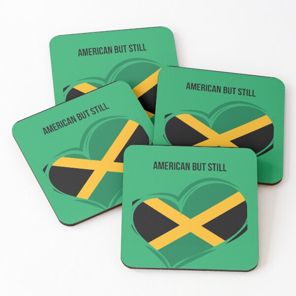 Item preview, Heart-shaped Jamaican flag for Jamaican-American designed and sold by Anieta-G.