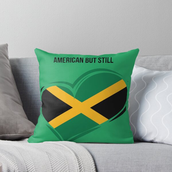 Item preview, Heart-shaped Jamaican flag for Jamaican-American designed and sold by Anieta-G.