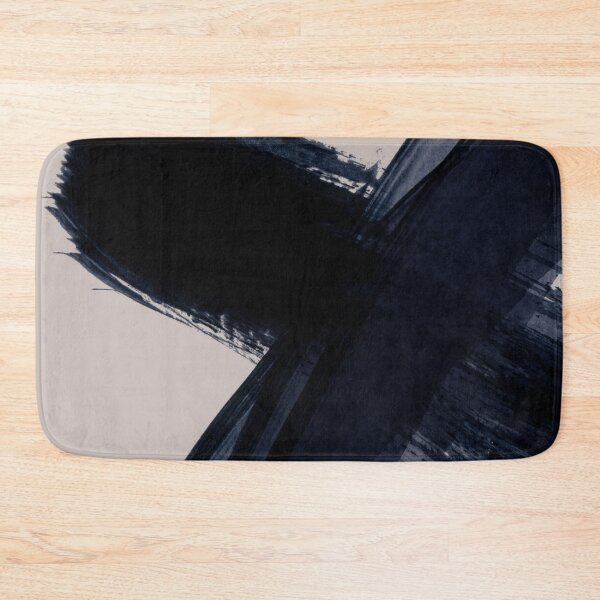 Item preview, Strokes 5 | Indigo Brush on Neutral designed and sold by Menega  Sabidussi.