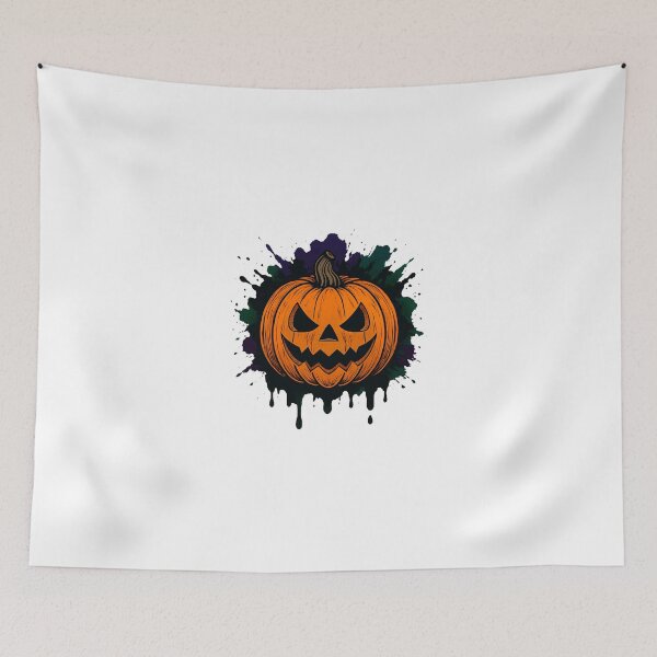 Item preview, Pumpkin Halloween Spilled Paint designed and sold by vaxiek.