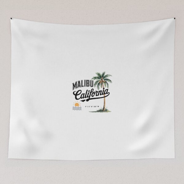Item preview, Malibu California Tropical Palm Sunset - Beach Vibes designed and sold by PhilllandArt.