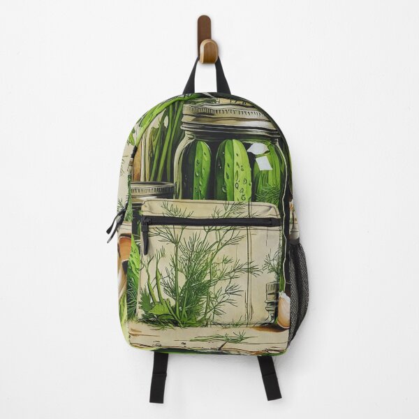 Item preview,  Pickling Day – Rustic Cucumbers & Herbs Kitchen Art designed and sold by Deezyned.