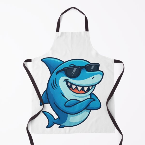 Item preview, Cool Cartoon Shark with Sunglasses designed and sold by Khamique.