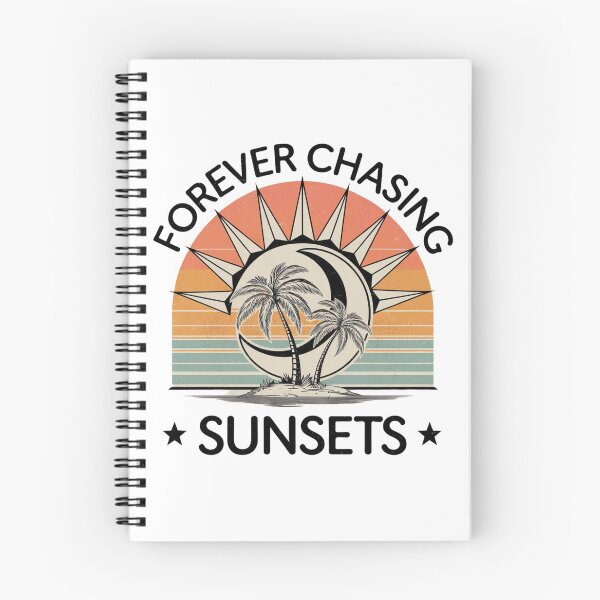 Item preview, Forever Chasing Sunsets - Tropical Retro Sunset  designed and sold by PhilllandArt.