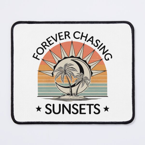 Item preview, Forever Chasing Sunsets - Tropical Retro Sunset designed and sold by PhilllandArt.