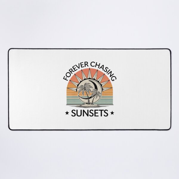 Item preview, Forever Chasing Sunsets - Tropical Retro Sunset designed and sold by PhilllandArt.