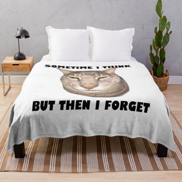 Item preview, Funny Meme Sometime I Think Cat designed and sold by AShanDome.