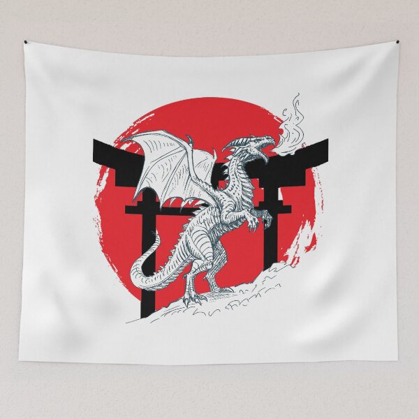 Item preview, Inferno Dragon: Japanese Sun Pagoda designed and sold by NickTaroDesign.