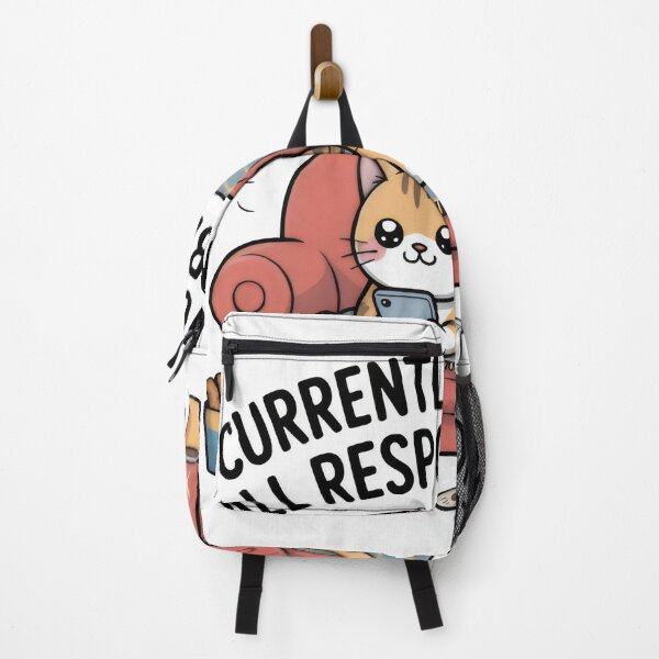 Item preview, Currently Avoiding All Responsibilities – Lazy Cozy Cat Humor Design designed and sold by AlgoCanvas.