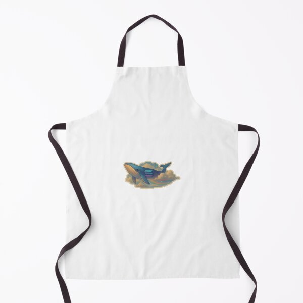 Item preview, Solana whale flying in clouds designed and sold by RobinDoodles.