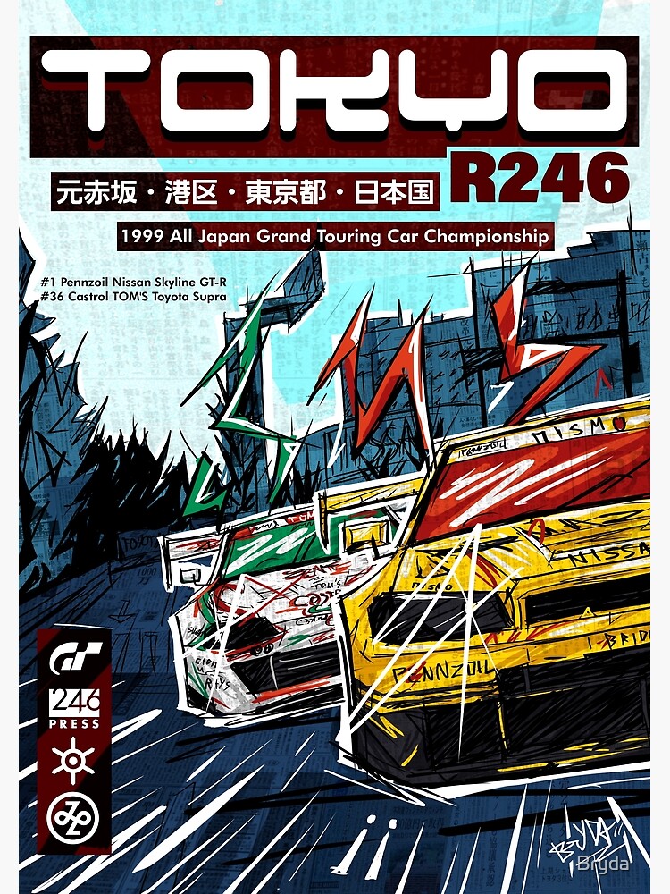 GRAN TURISMO 4 ポスター Gran Turismo 4 Very Rare Small Poster / Old Ad Page Framed PS2 PSP