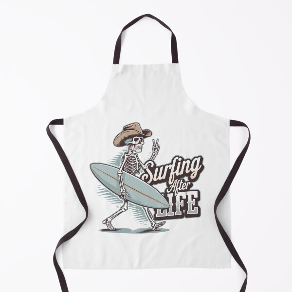 Item preview, Surfing After Life - Skeleton Surfer in Cowboy Hat designed and sold by PhilllandArt.