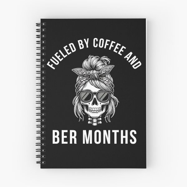 Item preview, Fueled by Coffee and Ber Months Fall Autumn skeleton designed and sold by snowry.