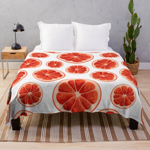 Item preview, Juicy Pattern with Grapefruit designed and sold by Panna Limon Store.