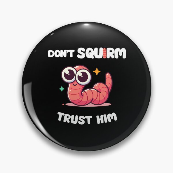 Item preview, Don’t Squirm, Trust Him – Christian Faith designed and sold by OrtegaGrace.