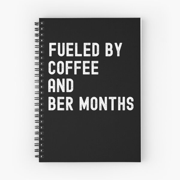 Item preview, Fueled by Coffee and Ber Months Fall Autumn Cozy festive designed and sold by snowry.
