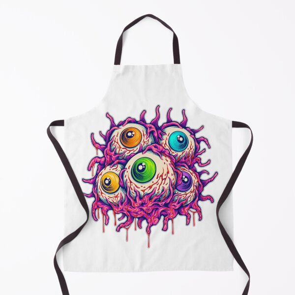Item preview, Creepy Gooey Eyeball Monster – Colorful Horror Tee designed and sold by PSYNOVA.