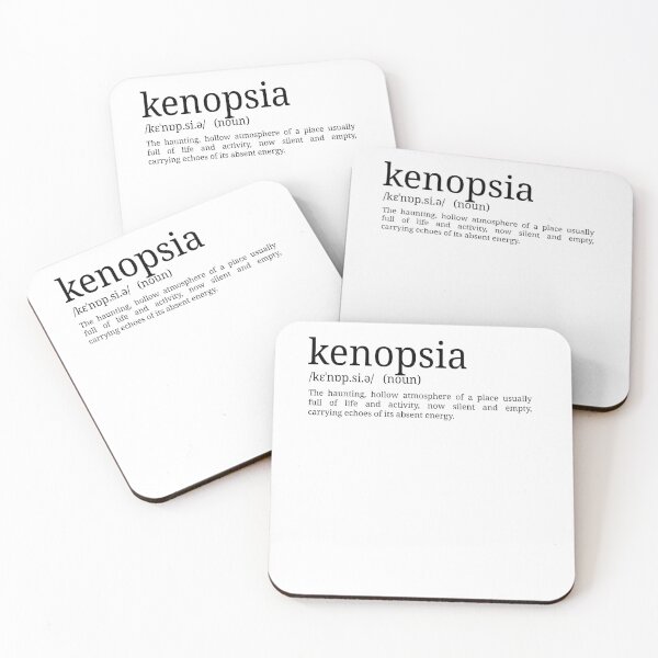 Item preview, Kenopsia - Dictionary Definition designed and sold by mr-k-store.
