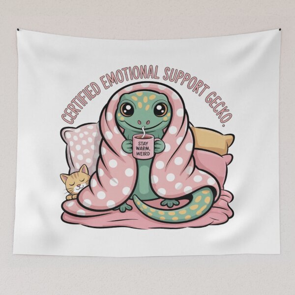 Item preview, Emotional Support Gecko designed and sold by Uglyandcute.