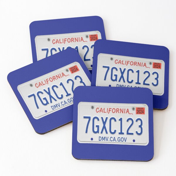 Item preview, American California license plate designed and sold by MIBdesign.