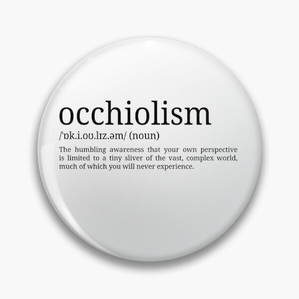 Item preview, Occhiolism - Dictionary Definition designed and sold by mr-k-store.