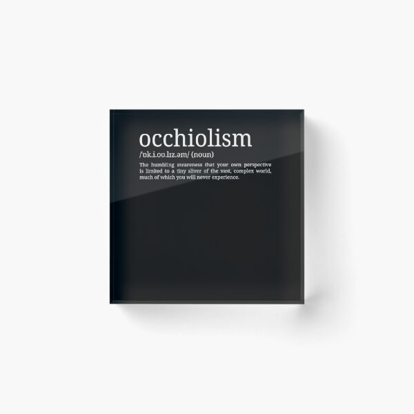 Item preview, Occhiolism - Dictionary Definition designed and sold by mr-k-store.