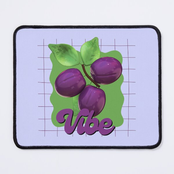 Item preview, Damson Plum Fruit Vibe Aesthetic Purple Retro Pop Art designed and sold by Eyestudiodesign1997.