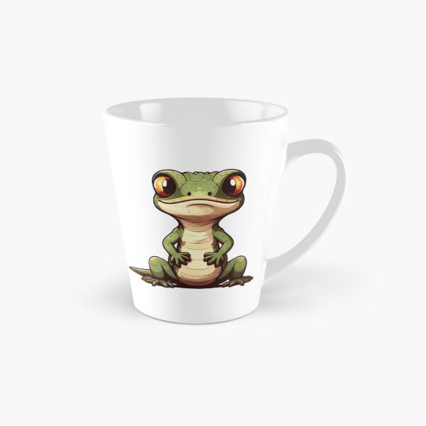 Item preview, Funny Cartoon Lizard Meme Sticker – Cute Reptile with Big Eyes on White Background designed and sold by mostafa gebril  ⭐⭐⭐⭐⭐.