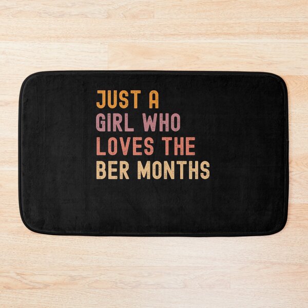 Item preview, Just a girl who loves the Ber months Autumn designed and sold by snowry.