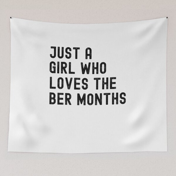 Item preview, Just a girl who loves the Ber months Autumn winter designed and sold by snowry.