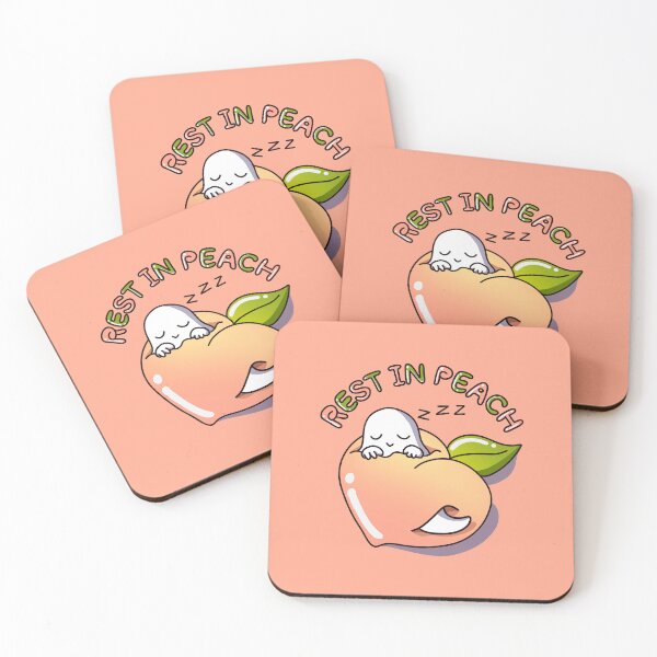 Item preview, “Rest in Peach” Ghost Sleeping on Peach designed and sold by zubinshi.