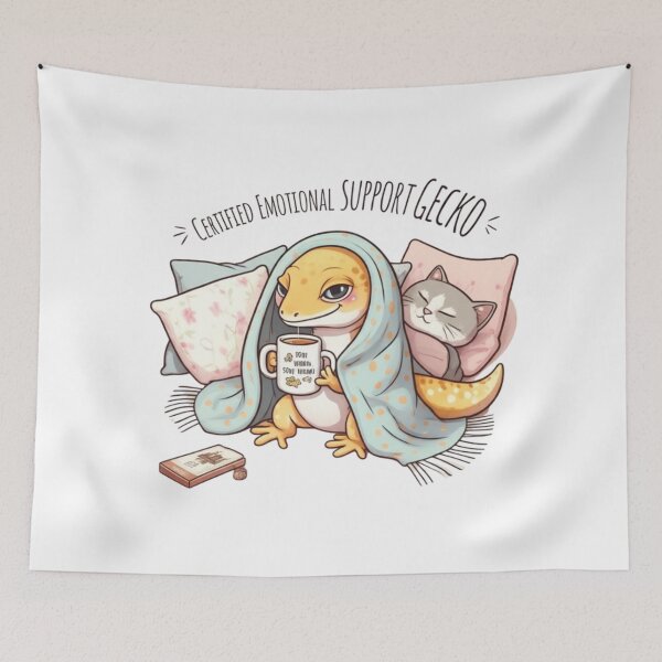 Item preview,  Emotional Support Gecko designed and sold by Uglyandcute.