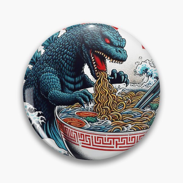 Item preview, Godzilla versus the Ramen designed and sold by Wanderdreaming.
