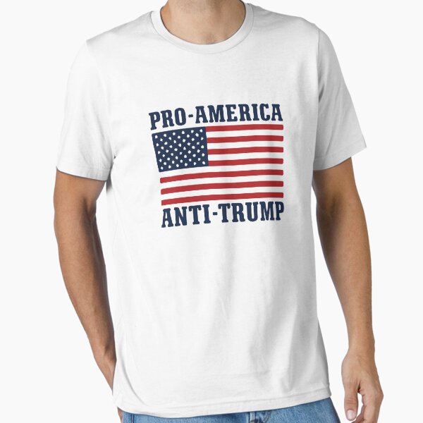 Artikel-Vorschau von Pro-Amerika, Anti-Trump, designt und verkauft von Designr.