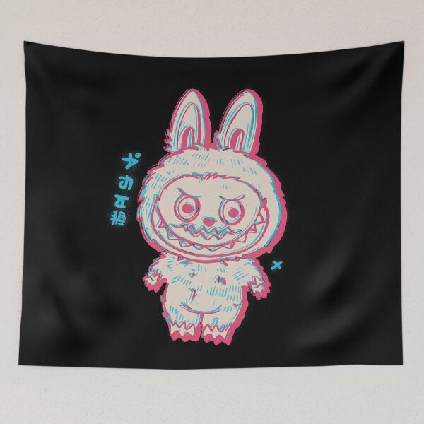 Item preview, Labubu doodle 3d cute Monster designed and sold by blackdogshop.