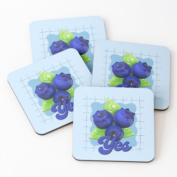 Item preview, Blueberry cute Kawaii Retro Grid Aesthetic Design designed and sold by Eyestudiodesign1997.
