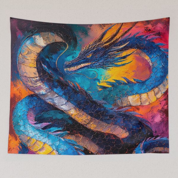 Item preview, Colorful Dragon Art designed and sold by TheDarkWardrobe.